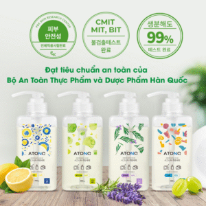 Nước Rửa Bình Atono2 Rau Củ Quả Và Chén Bát Thuần Chay Đậm Đặc Cho Bé Từ 0+ – Không Mùi chính hãng tại Chip Chip Luxury Nha Trang
