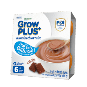 Váng sữa công thức GrowPLUS+ socola Hộp 55g chính hãng tại Chip Chip Luxury Nha Trang