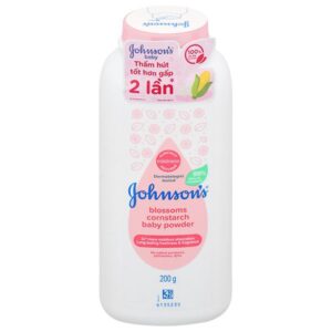 Phấn ngừa rôm sẩy cho bé Johnsons Baby 200g chính hãng tại Chip Chip Luxury Nha Trang