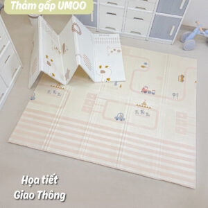 Thảm gấp gọn Umoo Họa Tiết dày 1cm 1m8 x 2m UM07147 chính hãng tại Chip Chip Luxury Nha Trang