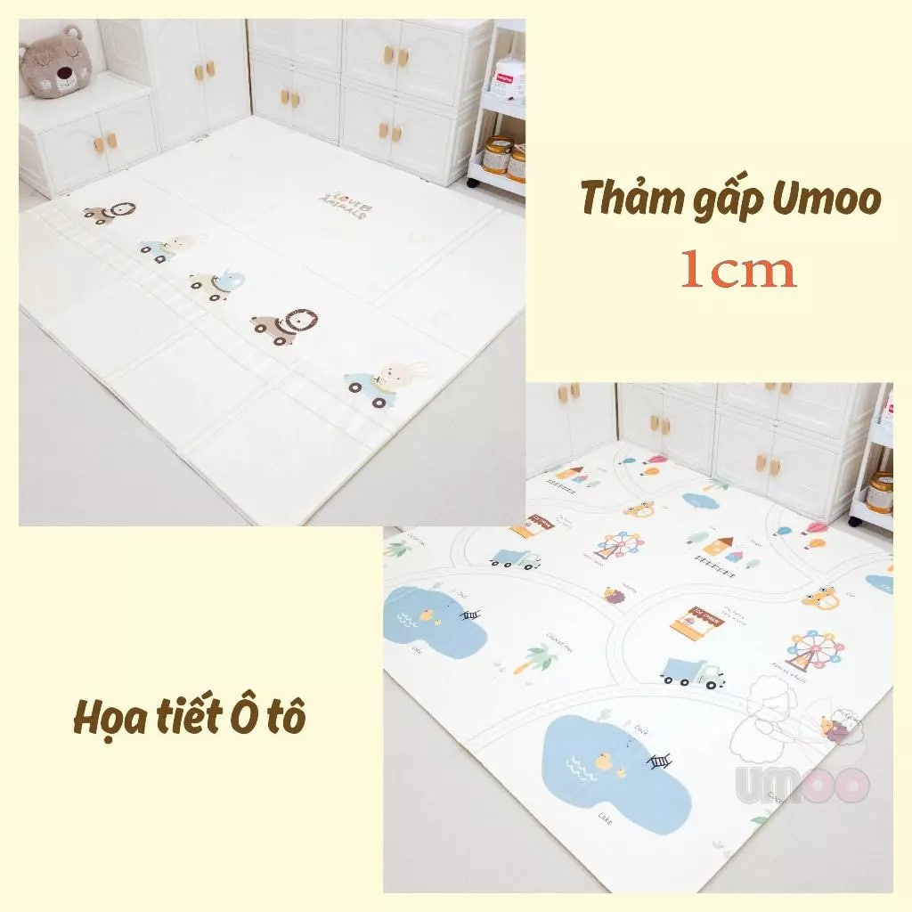 Thảm gấp gọn Umoo Họa Tiết dày 1cm 1m8 x 2m UM07147 - Chip Chip Luxury Nha Trang Thảm gấp gọn Umoo Họa Tiết dày 1cm 1m8 x 2m UM07147 chính hãng tại Chip Chip Luxury Nha Trang
