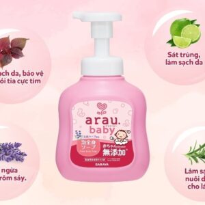 Sữa tắm gội Arau baby chai 450ml chính hãng tại Chip Chip Luxury Nha Trang