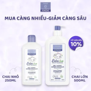 Sữa tắm gội hữu cơ Jonzac 250ml chính hãng tại Chip Chip Luxury Nha Trang