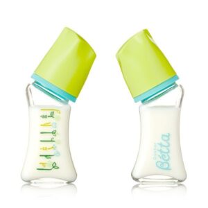 BÌNH SỮA betta thủy tinh cổ hẹp brain flower 80ml chính hãng tại Chip Chip Luxury Nha Trang