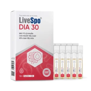 LiveSpo DIA 30 – Giảm Triệu Chứng Tiêu Chảy Cấp (10 ống x 5ml) chính hãng tại Chip Chip Luxury Nha Trang