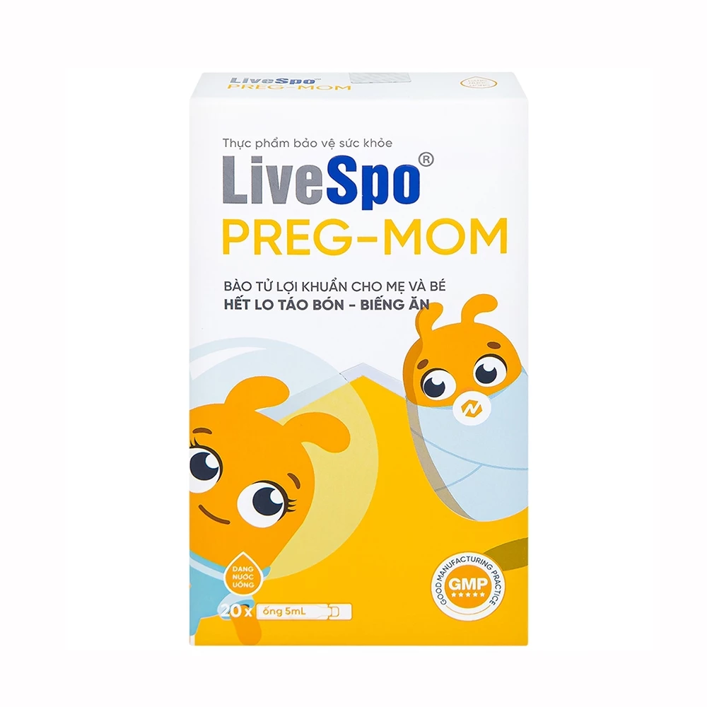 LiveSpo PregMom - Bổ sung bào tử lợi khuẩn cho mẹ và bé - Chip Chip Luxury Nha Trang LiveSpo PregMom - Bổ sung bào tử lợi khuẩn cho mẹ và bé chính hãng tại Chip Chip Luxury Nha Trang