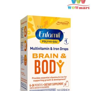 Siro Enfamil bổ sung MultiVitamin + Sắt cho trẻ Poly Vi Sol 50ml chính hãng tại Chip Chip Luxury Nha Trang