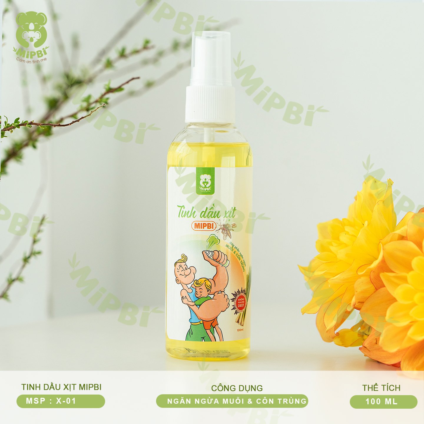 Tinh Dầu Xịt MIPBI - Chip Chip Luxury Nha Trang Tinh Dầu Xịt MIPBI chính hãng tại Chip Chip Luxury Nha Trang