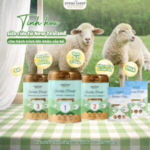Sữa cừu Spring Sheep số 1 800gr (0-6 tháng) chính hãng tại Chip Chip Luxury Nha Trang