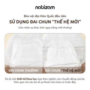 Bỉm quần đêm Nabizam Signature size L30 miếng (8-13kg) chính hãng tại Chip Chip Luxury Nha Trang