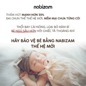 Bỉm quần đêm Nabizam Signature size L30 miếng (8-13kg) chính hãng tại Chip Chip Luxury Nha Trang
