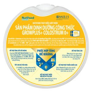 Sữa bột Nutifood GrowPlus+ Colostrum Lactoferrin 0+ 400g (0-12 tháng) chính hãng tại Chip Chip Luxury Nha Trang
