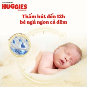 Tã dán Huggies Skin Perfect size M76+3 miếng (6-11kg) chính hãng tại Chip Chip Luxury Nha Trang
