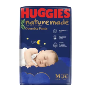Bỉm Tã quần Huggies Nature Made ban đêm size M58 miếng (6-11kg) chính hãng tại Chip Chip Luxury Nha Trang