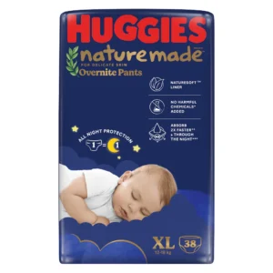 Bỉm Tã quần Huggies Nature Made ban đêm size XL38 miếng (12-17kg) chính hãng tại Chip Chip Luxury Nha Trang