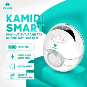 Máy hút sữa rảnh tay hoa sen Kamidi đôi chính hãng tại Chip Chip Luxury Nha Trang