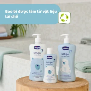 Sữa tắm gội lô hội và cúc la mã Chicco 500ml chính hãng tại Chip Chip Luxury Nha Trang