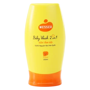 Sữa tắm gội Wesser nắp cam 220ml chính hãng tại Chip Chip Luxury Nha Trang