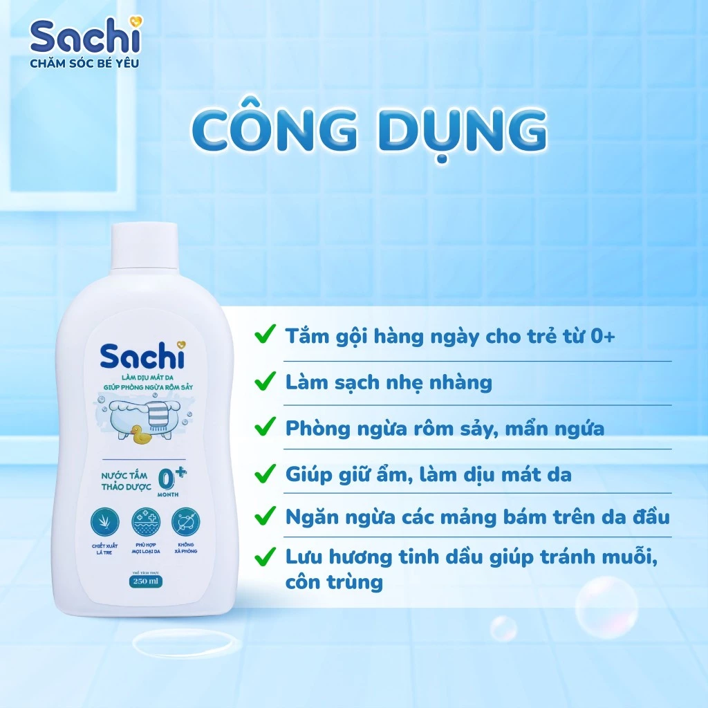 Nước tắm thảo dược Sachi hương sả chanh 500ml - Chip Chip Luxury Nha Trang Nước tắm thảo dược Sachi hương sả chanh 500ml chính hãng tại Chip Chip Luxury Nha Trang