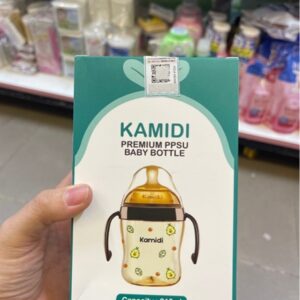 Bình sữa Kamidi PPSU họa tiết bơ 210ml chính hãng tại Chip Chip Luxury Nha Trang