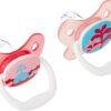 Ti giả màu hồng 0-6m Dr Browns chính hãng tại Chip Chip Luxury Nha Trang
