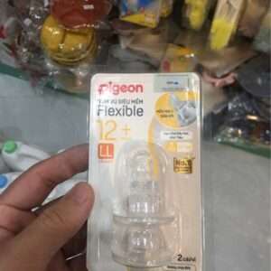 Núm ty pigeon silicon siêu mềm cổ nhỏ -LL chính hãng tại Chip Chip Luxury Nha Trang