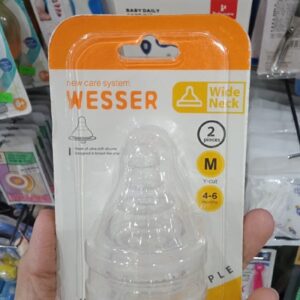 Núm ty Wesser cổ rộng size M (4-6M) chính hãng tại Chip Chip Luxury Nha Trang