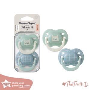 Ty Ngậm Họa Tiết Cho Bé Tommee Tippee Ultimate Fit 0-6 Tháng (Vỉ Đôi) – Xanh Lá chính hãng tại Chip Chip Luxury Nha Trang