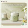 Nồi nấu chậm 1.0L Bear SC-4H10E - Xanh chính hãng tại Chip Chip Luxury Nha Trang