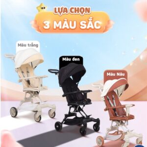 Xe đẩy M55 màu đen chilux chính hãng tại Chip Chip Luxury Nha Trang