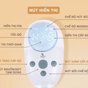 Máy Hút Sữa MoazBebe điện đôi MB075 chính hãng tại Chip Chip Luxury Nha Trang