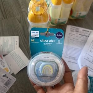 Ty ngậm philips avent 0-6m ultra air Xanh chính hãng tại Chip Chip Luxury Nha Trang