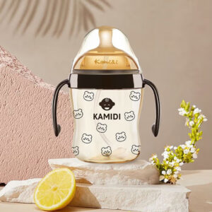 Bình sữa Kamidi PPSU hoạ tiết gấu 300ml chính hãng tại Chip Chip Luxury Nha Trang