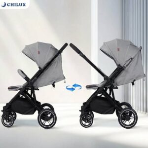 Xe đẩy Chilux M02 xám chính hãng tại Chip Chip Luxury Nha Trang
