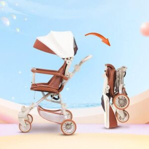 Xe đẩy M55 màu nâu Chilux chính hãng tại Chip Chip Luxury Nha Trang