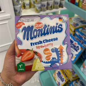 Phô mai tươi Montinis vị Dâu 1y+