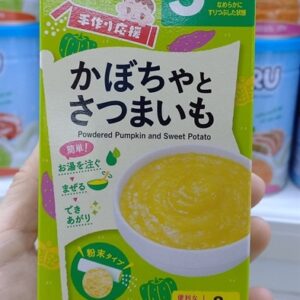 Bột Ăn Dặm Wakodo Vị Bí Đỏ Khoai Lang Nhật Bản – Gói 8 Chiếc