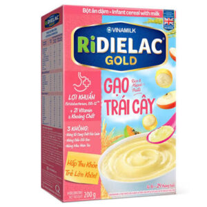 Bột Ăn Dặm Ridielac Vị Gạo Trái Cây – Hộp 200g