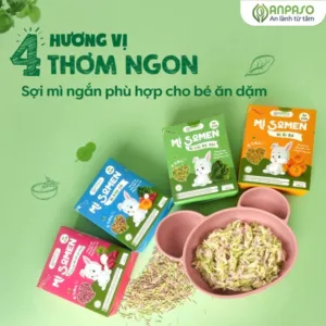 Mì Somen tách muối Nhật Bản vị bí đỏ Anpaso