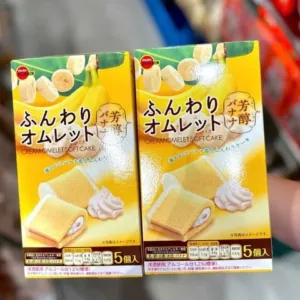 Bánh bông lan Nhân Kem Chuối Bourbon 2y+