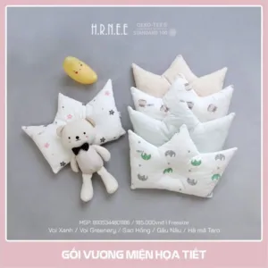 Gối Chặn Họa Tiết Hà Mã Taro
