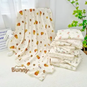 Chăn muslin Bunny