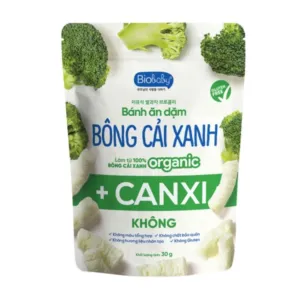 Bánh Biobaby vị bông cải xanh 6M+