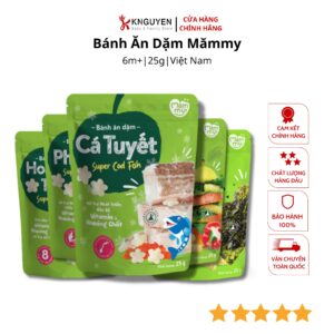 set 2 bịch bánh ăn dặm mammy