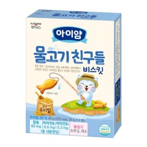 Bánh quy hình cá Ildong vị sữa 12m+