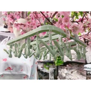 Honper - Móc kẹp quần áo 32 móc - Xanh Lá - GREEN