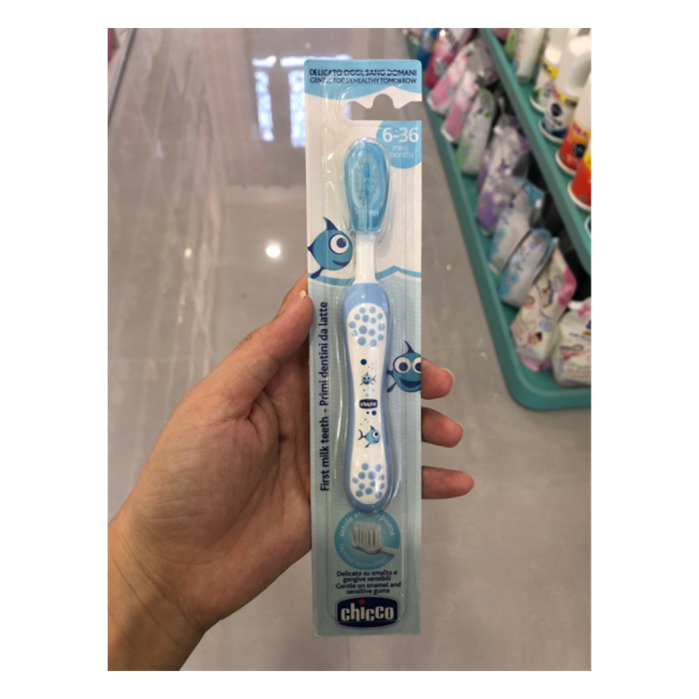 Bàn Chải đánh răng Cá xanh Chicco (Cái) Bàn Chải đánh răng Cá xanh Chicco (Cái)