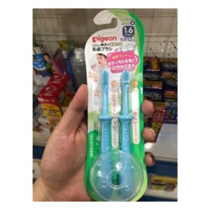 Bàn Chải SET 2 ĐÁNH RĂNG PIGEON CHO BÉ TỪ 1-6 Y( MÀU XANH (Cái)