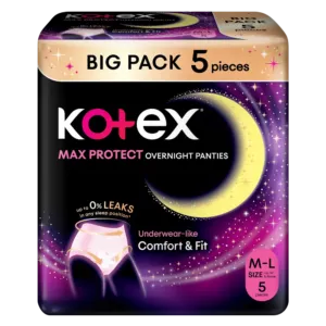 Băng vệ sing quần Kotex thảo dược L-XL 5 Miếng