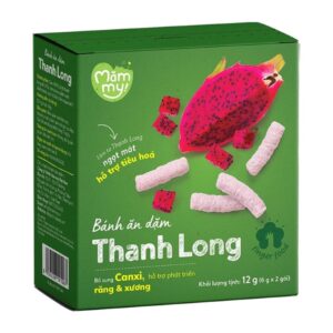 Bánh ăn dặm mămmy thanh long 6m+ 12g (Bịch)